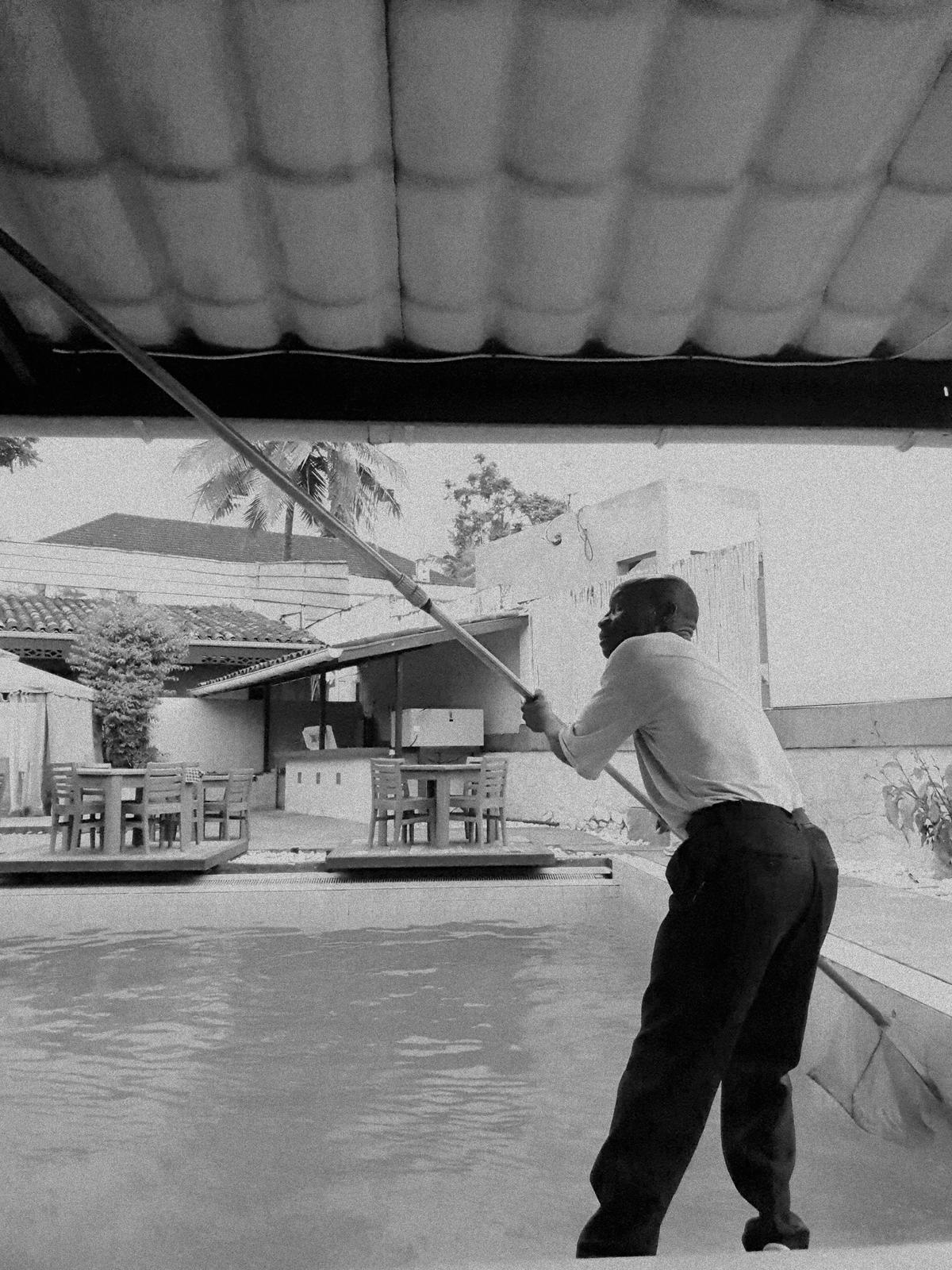 Spring pool opening