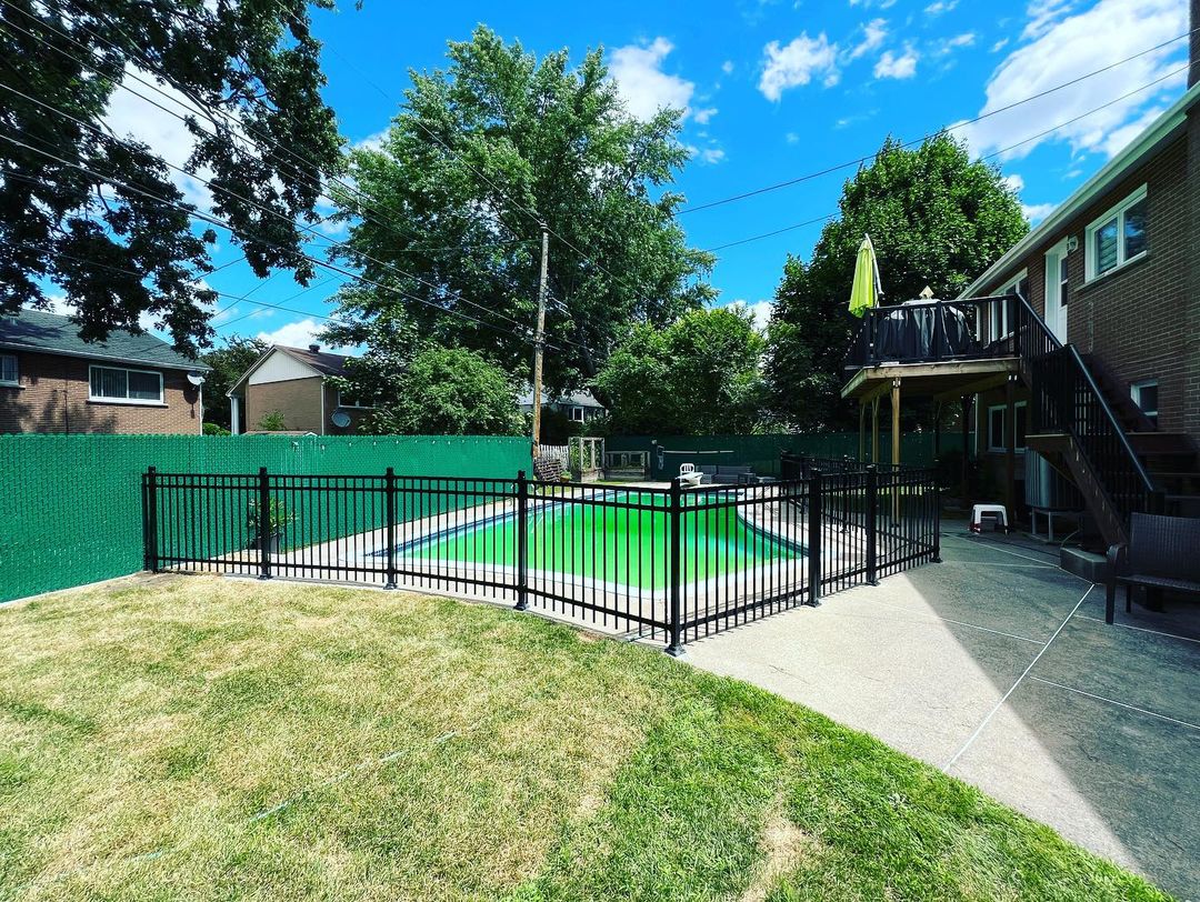 Ornamental Pool Fence